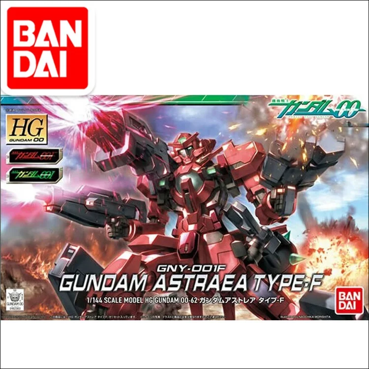 Модель Gundam BANDAI HG 1/144 GUNDAM ASTRAEA TYPE-F 00 EXIA Mobile Suit детские игрушки