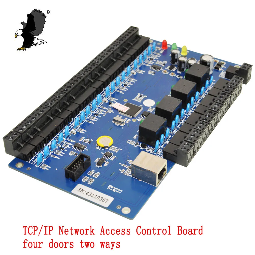 

Generic Wiegand CA-3240BT TCP/IP Network Access Control Board TCP/IP Network Intelligent four doors two ways support WG26 Carea