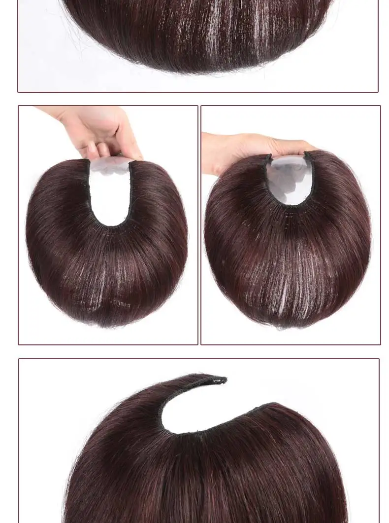 U-часть волос для наращивания парик прямые волосы синтетический материал волосы ручной работы натуральные черные волосы