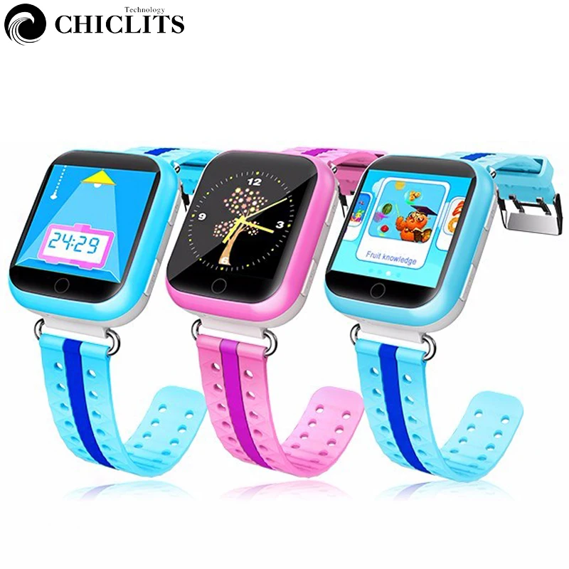 

Chiclits Smart Watch Pedometer Kids SOS Call Location Finder Locator Tracker for Children Anti Lost GPS Wifi Baby Wristwatch