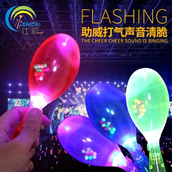 

4pcs / Luminous sand hammer wedding party flash props flash hand toy sound cheer supplies atmosphere toys free shipping