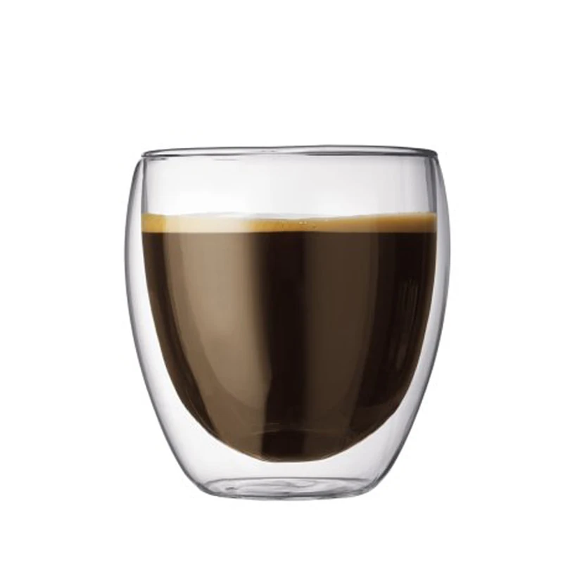 Double Wall Insulated Glass Coffee Cup Beer Mug Kongfu Tea Cup Clear Glass Mug Wine Soda Juice Milk Cups 3 Sizes Glassware (8)