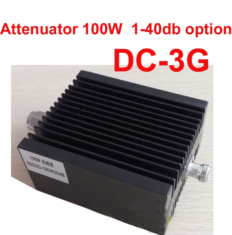 100W RF attenuator communication converter N male N female DC
