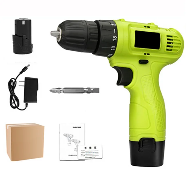 12 25V Hand Drill Set Hand Drill + Accessories High Quality Electric Screwdriver Electric Drill