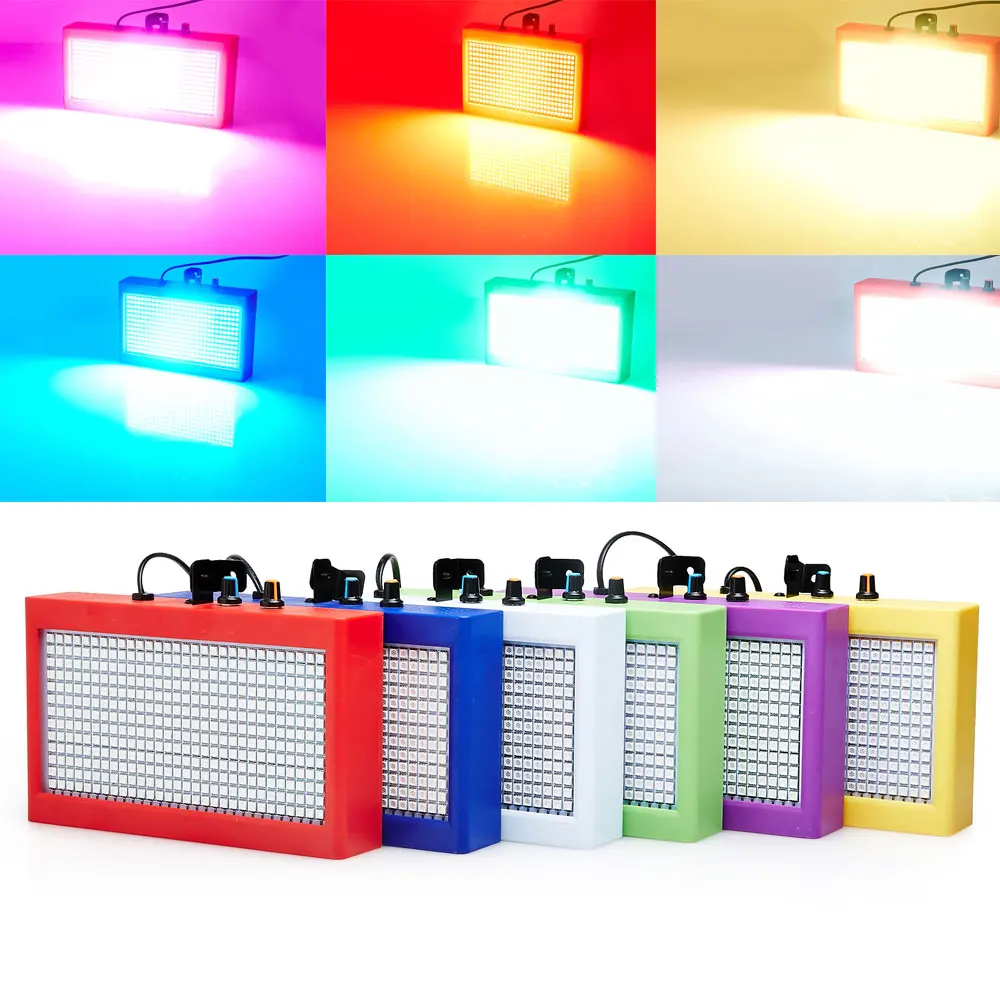 

Mini Voiced Control 390RGB SMD5050 LED Disco Party DJ Par Home Light Music Show Strobe Projector Stage Lighting Effect