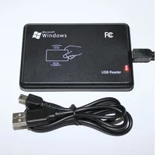 10 шт./лот RFID считыватель ID Бесконтактные EM4100 Windows smart card reader только для чтения
