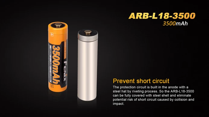 2016 Fenix Новый ARB L18 3500 3500mAh литий ионный аккумулятор с PCB|fenix arb-l18-3500|batteries batteriesbattery