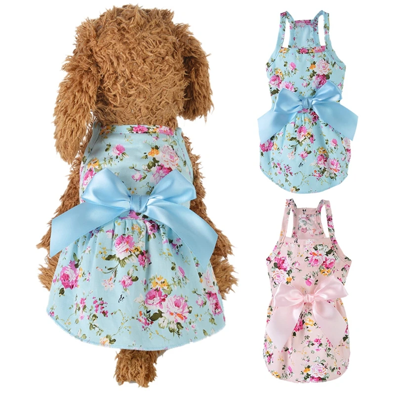 

2020New Pet Dog Clothes Dress Sweety Princess Dress Teddy Puppy Wedding Dresses Fot Dog Small Medium Dogs Pet Accessories