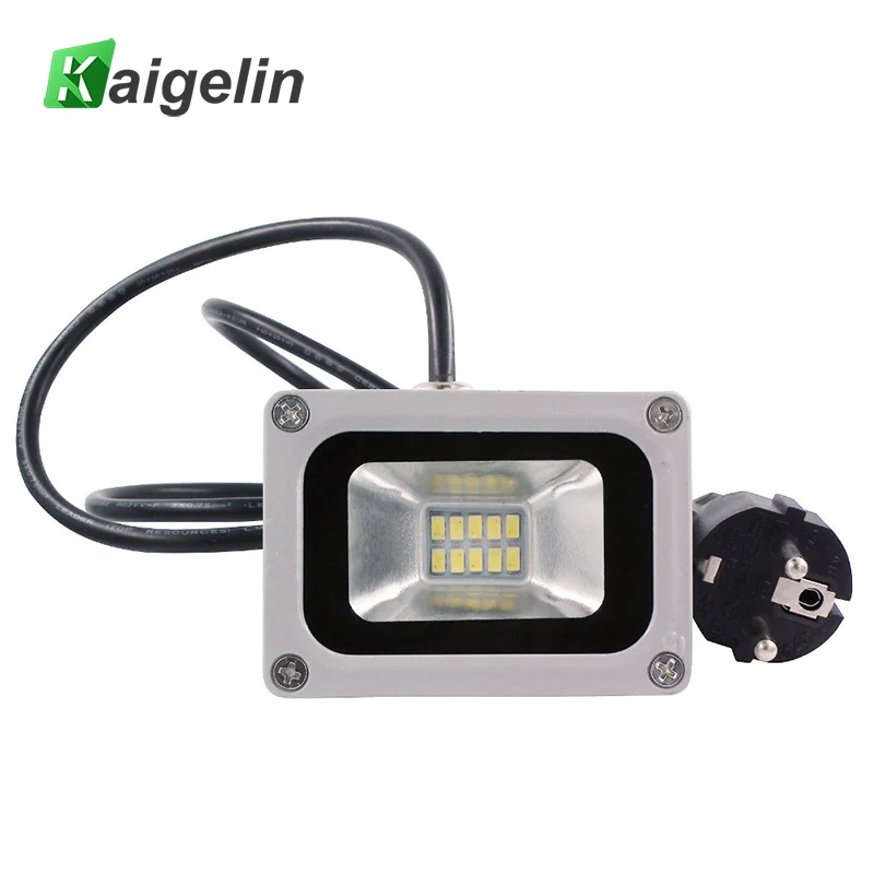 10w Led Flood Light 220 240v 1100lm Reflector Floodlight Eu Plug 10w Led Flood Light 220 240v 1100lm