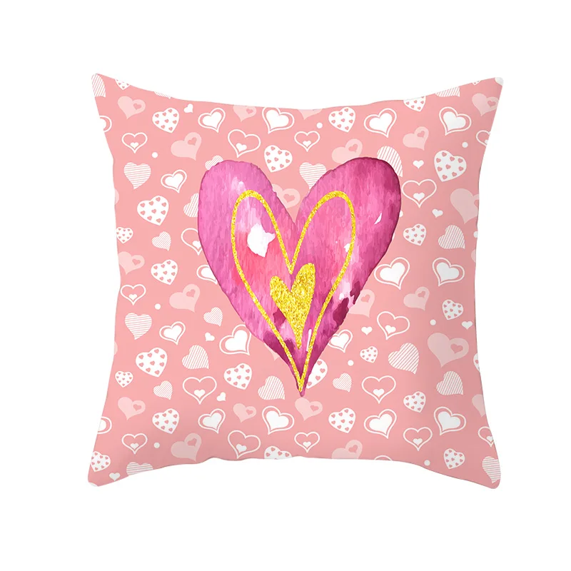 Black and White Heart Pillow Cover - Valentine's Day Decoration-8.jpg