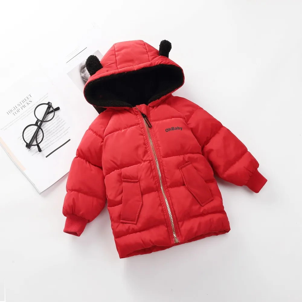 

BibiCola children winter coats jackets fashion cotton down hoodies clothing boys kids thicken warm coats baby sport clothing