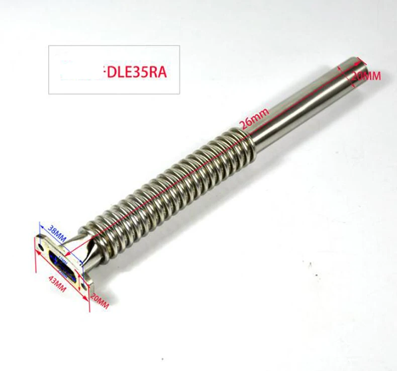 

1pcs RC Model Fixwing Airplane Engine Muffler/Exhaust Pipe with Elbow For DLE55RA DLE30 35RA RC Hobby Accessories
