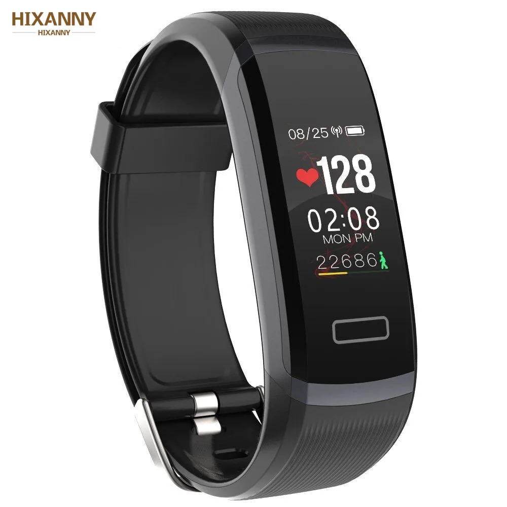 

GT101 Smart Band 0.96" Color Screen Smart Bracelet dynamic Real-time Heart Rate Monitor Sport waterproof watch & stopwatch