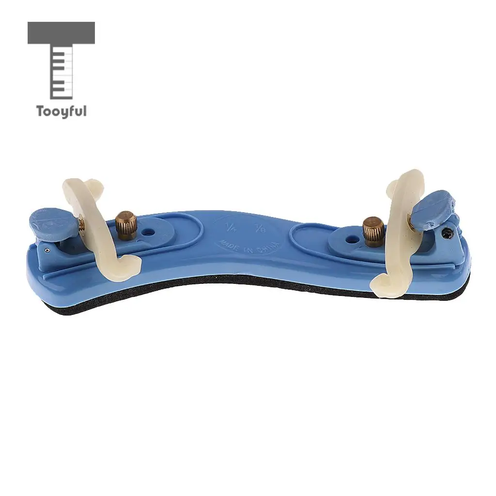 Tooyful Colorful Adjustable Violin Shoulder Rest Musical Support for 1/4 1/8 Violin Fiddle Parts