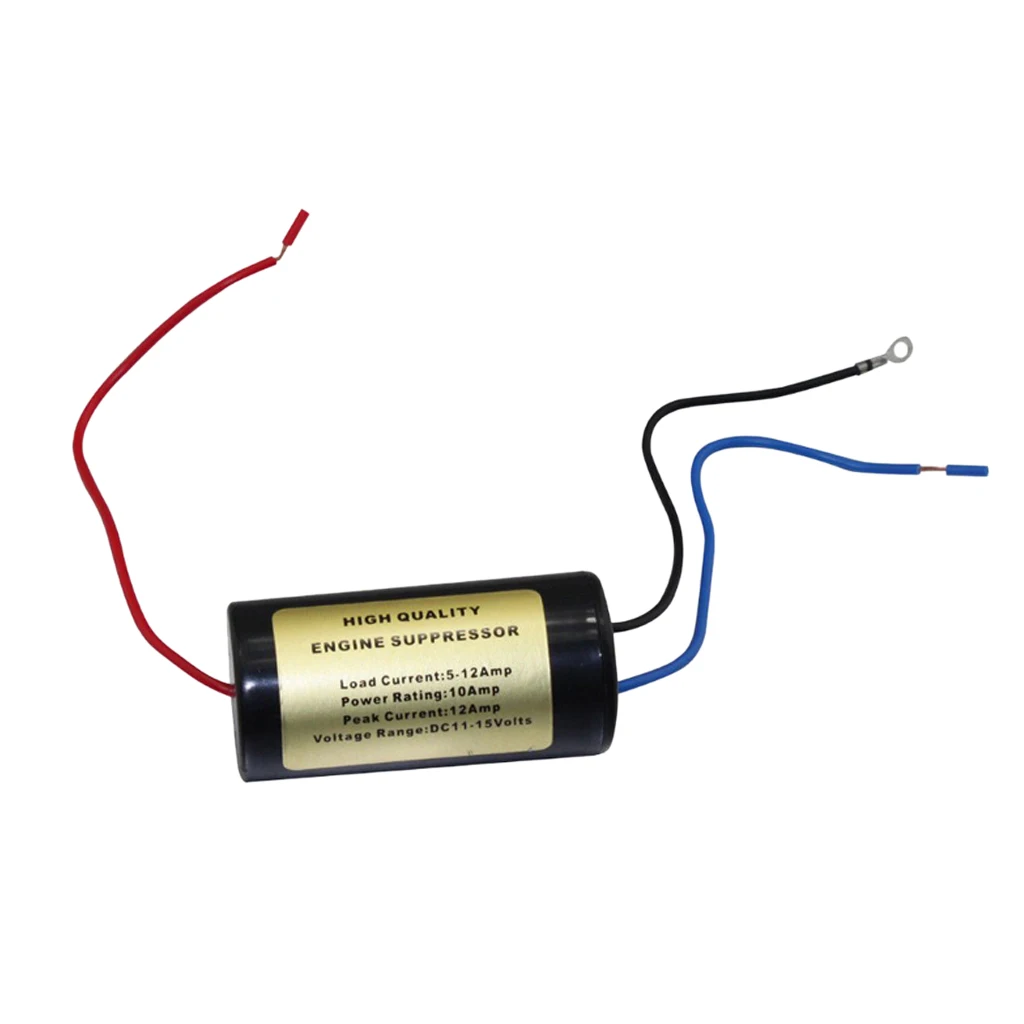 

2019 New DC 12V Power Rating 12AMP Auto SUV Noise Audio Filter Kill Hum Engine Wine Stereo Installation 61x36mm