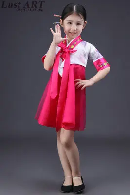 Ребенок Корейский ханбок дизайн Дети корейский ханбок платье для девочек Корейский ханбок корейский магазин одежды AA207 - Цвет: 1