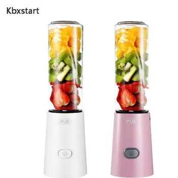 400ML USB Rechargeable Blender Portable Electric Juicer Smoothie Fruits Food Milkshake Mixer Multifunction Juice Maker Machine free air ship commercial cartoon milk shake machine single head mixer blender make milks foam milkshake bubble tea machine