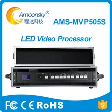 Caso do vôo MVP505S com processador de vídeo SDI levou processador de vídeo para tela led rgb exibição suporte de entrada SDI