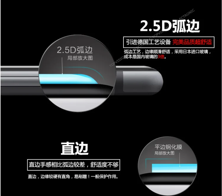 9 H около 0.3 мм Премиум 2.5D изогнутые протектор экрана из закаленного стекла для Apple 2017 iPad Pro 9.7 воздуха 1 2 защитная пленка