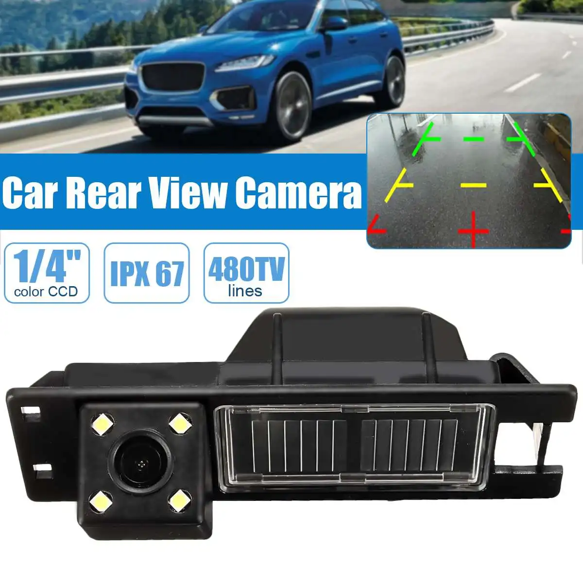 IP67 Водонепроницаемый Автомобильная резервная Камера CCD Автомобильная реверсивная камера заднего вида Камера для Защитные чехлы для сидений, сшитые специально для Opel Astra H J Corsa, Meriva Vectra Zafira Insignia