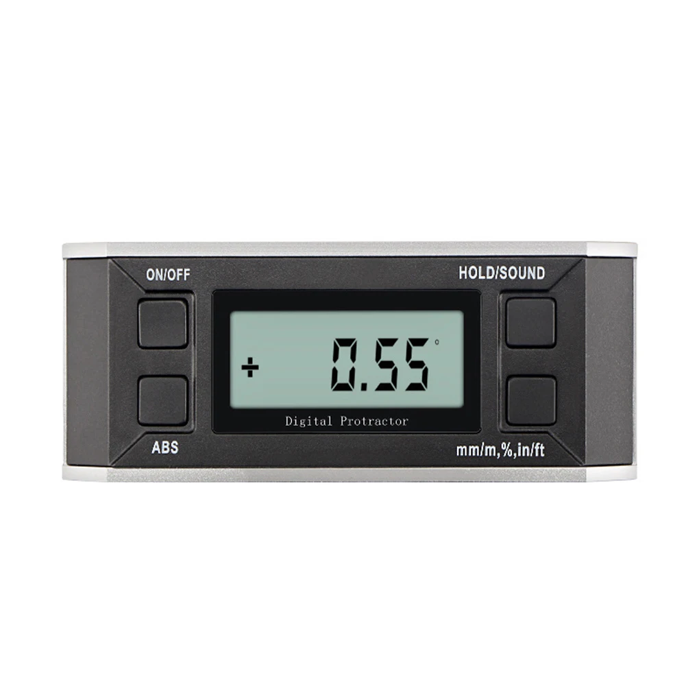 

LCD 360 Degree Magnetic Protractor IP65 Inclinometer Angle Gauge Electronic Bevel Box Digital