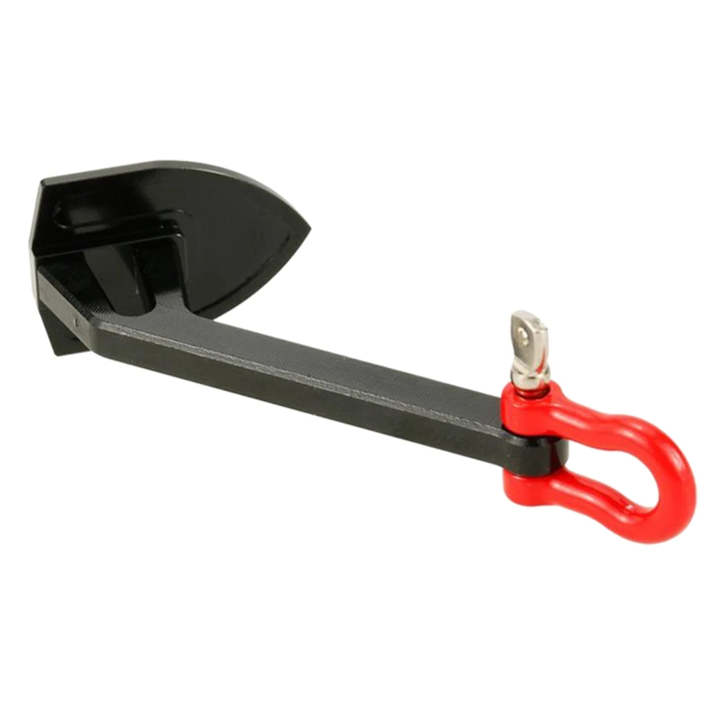 1/10 RC Rock Crawlers Earth Ground Anchor Folding Winch Anchor for Traxxas TRX4 D90 CC01 RC Car Models