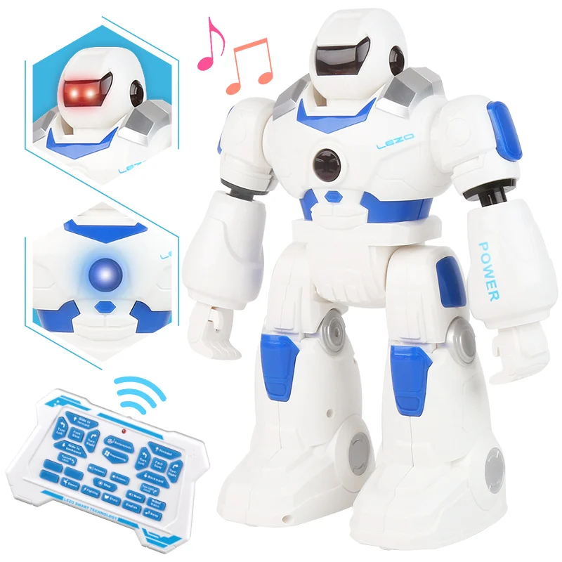 Fun Feature Robot Dancing Singing Action Figure Control Remote Control Robot with Light Toy Boy Child Birthday Toys Gift