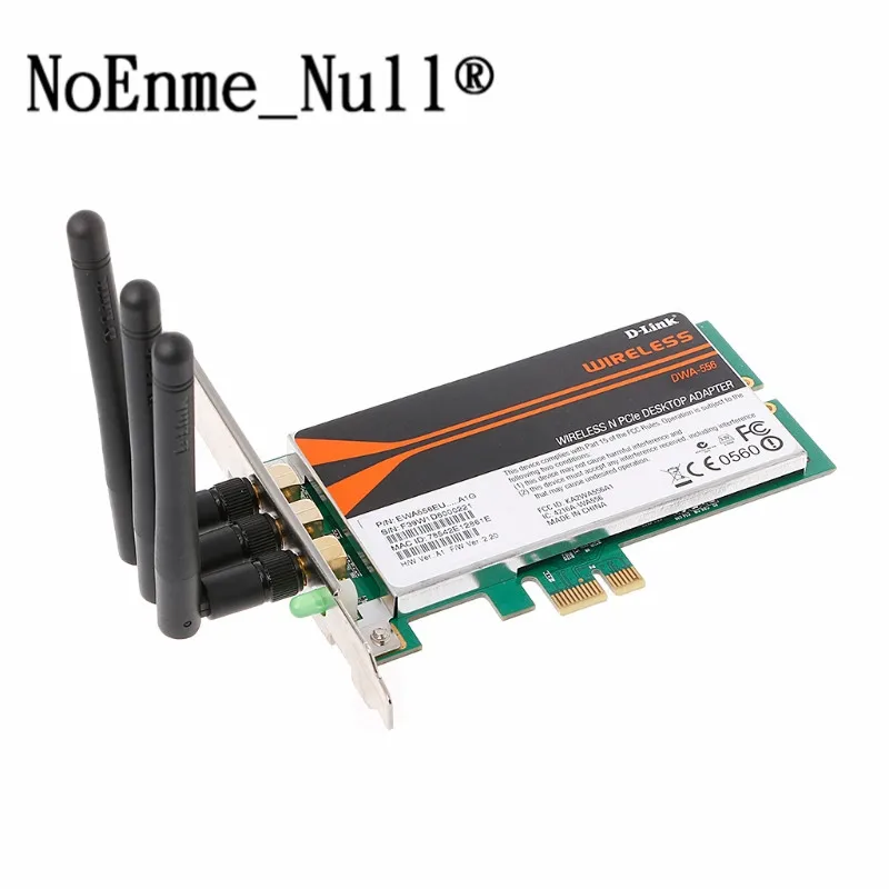

DWA-556 Wireless Xtreme N PCI-E Desktop Adapter WiFi Card Low Profile SFF