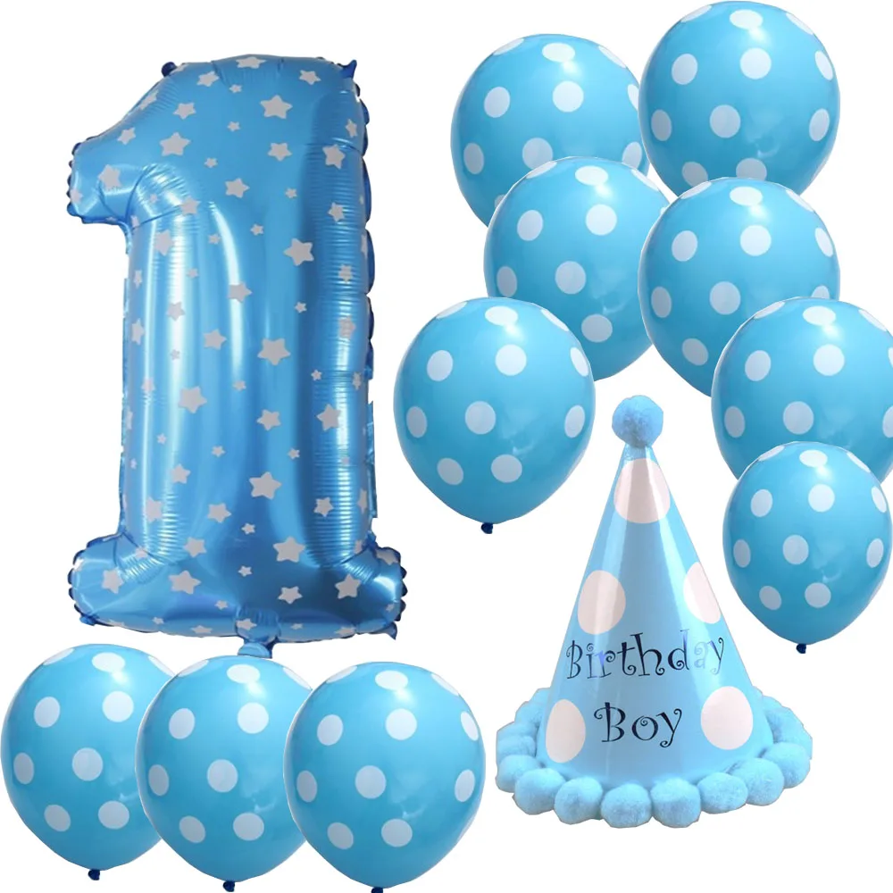 

1 year Birthday Party Balloons for Baby Ballons Decoration Birthday Baby Shower Balloons Air Balls