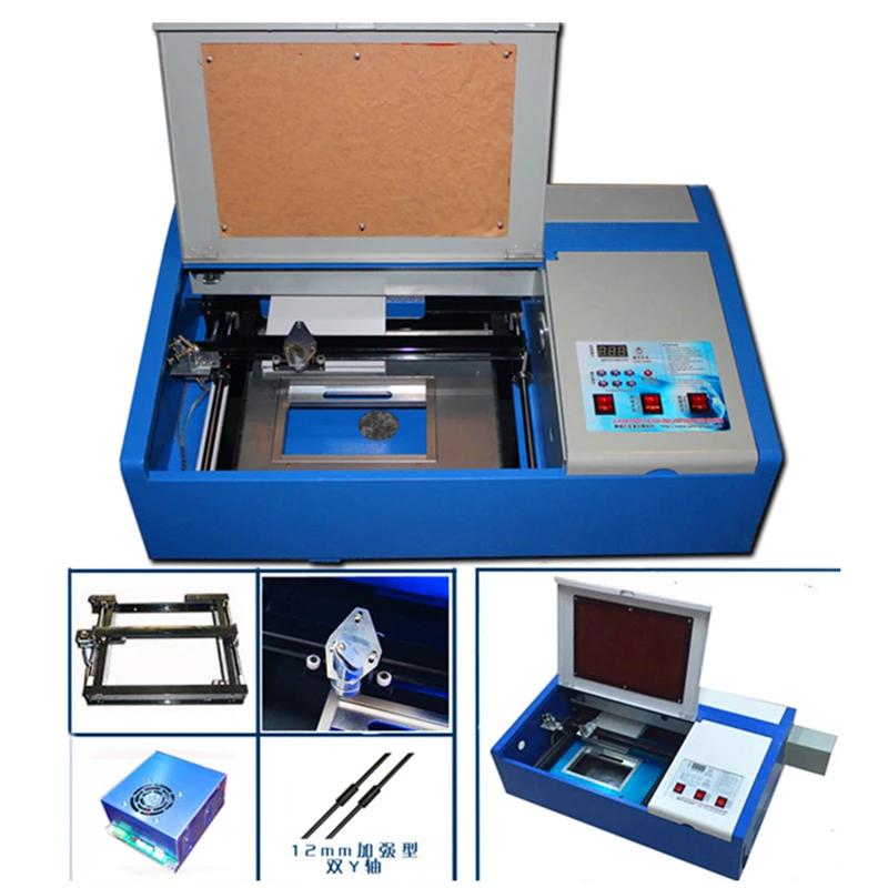 Лазерная Гравировка области 300*200 мм 110/220 v устройство для лазерной резки 50 W лазерная гравировка машины