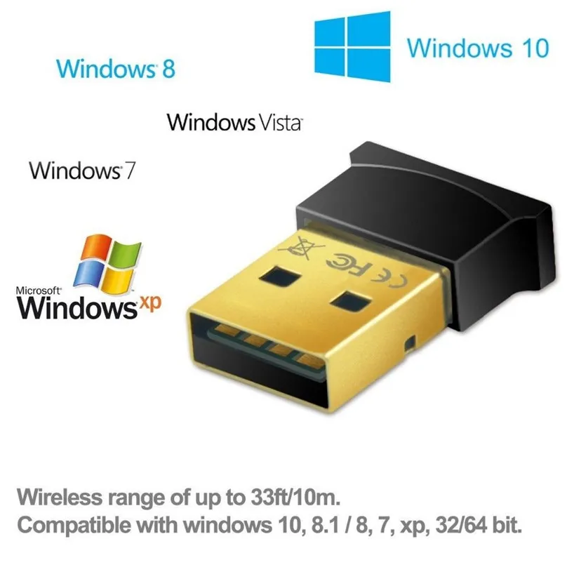 300 комплект наивысшего качества Mini USB Bluetooth адаптер в 4,0 двухрежимный беспроводной ключа оптом CSR 4,0 для Win8/7 win10 XP