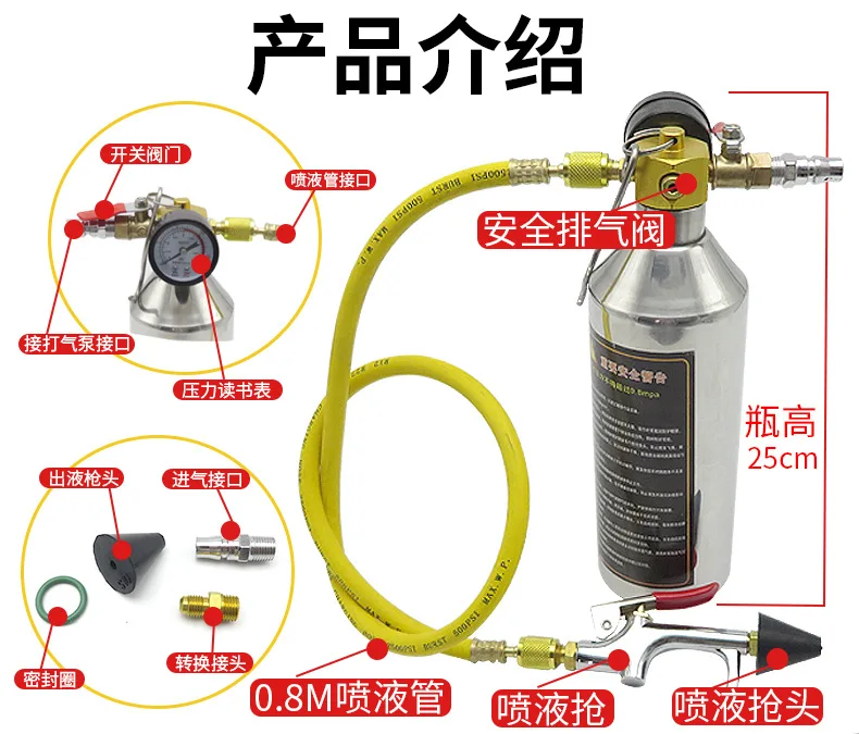 Автомобильный Кондиционер для очистки труб машина для очистки бутылок холодильная система трубопровод бесплатное обслуживание стиральная машина для подъема бутылок