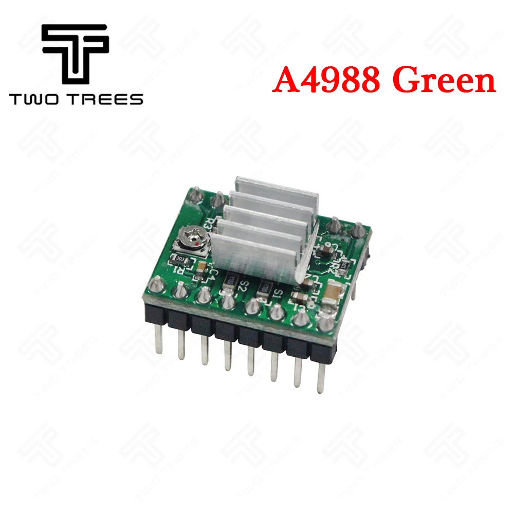 TWOTREES 3d принтер части Reprap A4988 DRV8825 шаговый двигатель драйвер модуль с радиатором Stepstick DRV8825 совместимый StepStick