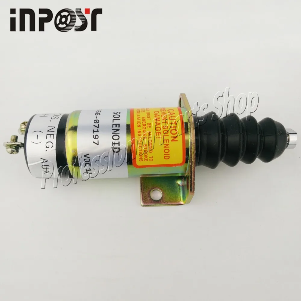 

Fuel Shutdown Shut Off Solenold 366-07197, 1502, 1502-12C7U2B2S1 12V For Lister Petter 757-23950 SA-3405T
