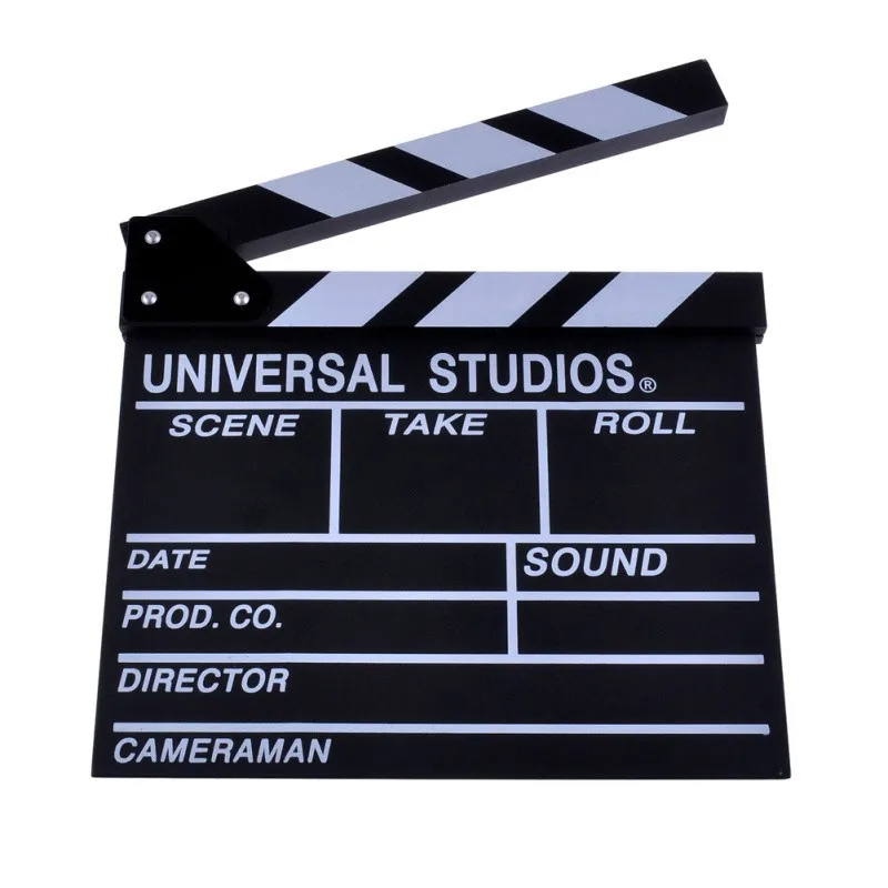 Neewer 12 ''x 11''/30 см x 27 см директор Видео Сцена Clapperboard ТВ кино колотушки доски плёнки Сланец Cut Опора