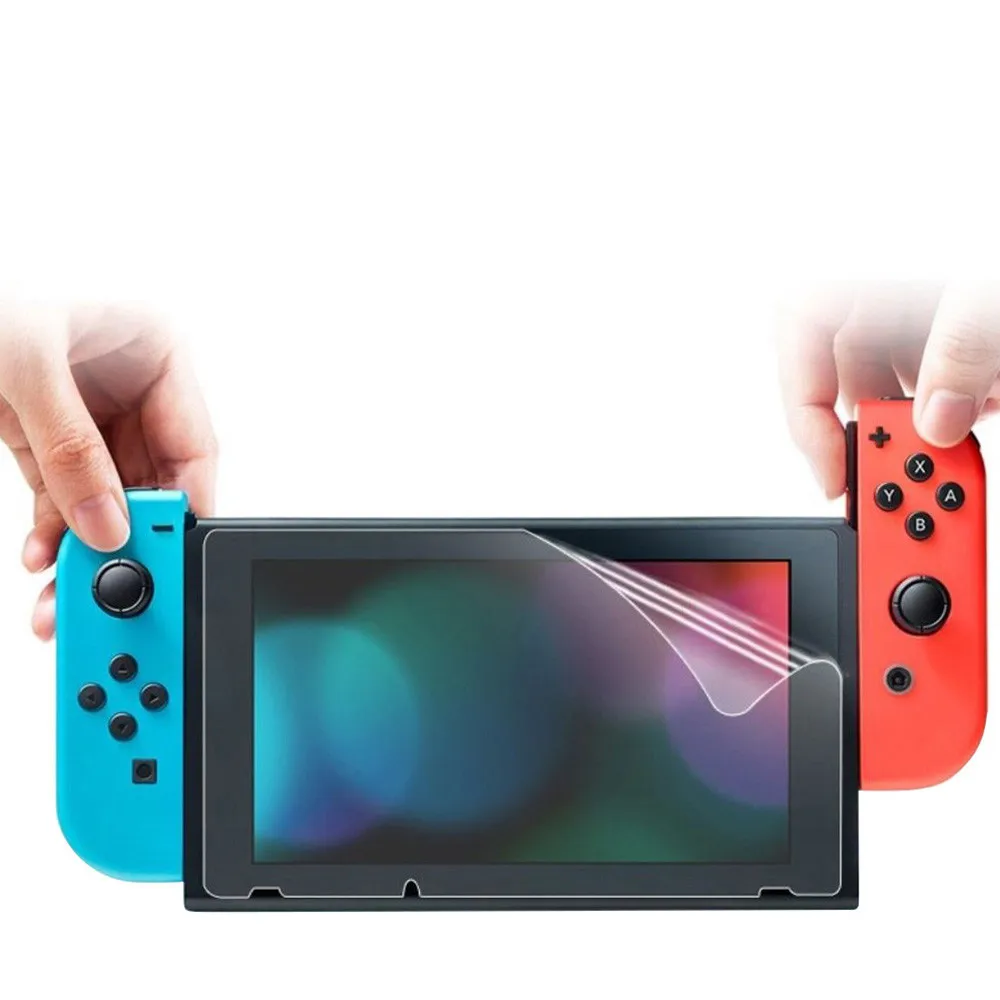 3 упаковки, мягкие HD прозрачные защитные пленки для экрана из ТПУ для nintendo Switch, прямые продажи с фабрики, аксессуары,, Прямая поставка