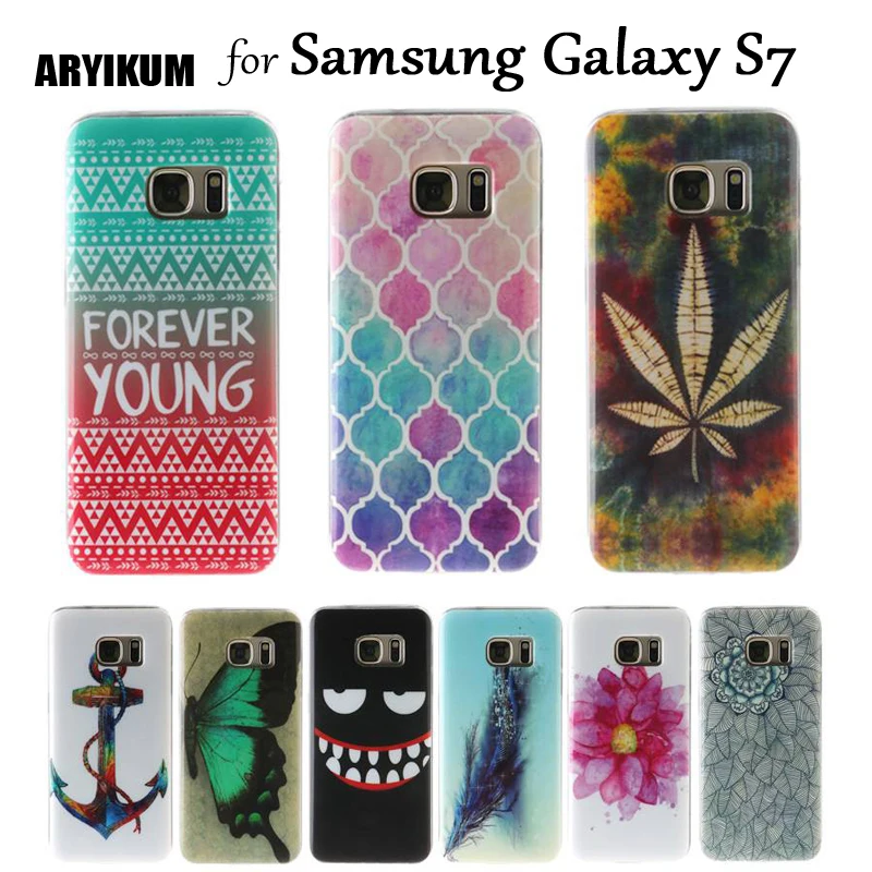Aryikum Телефонные Чехлы для Samsung Galaxy S7 sm-g930f G9300 G930F G930 S 7 Мягкая силиконовая задняя