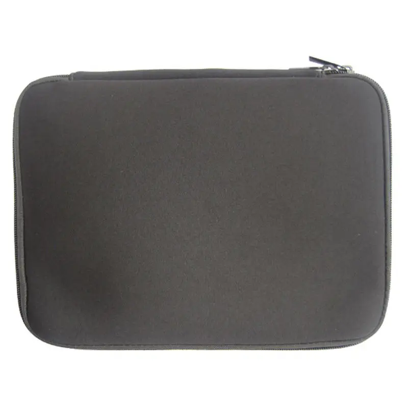 Solid Black Laptop Notebook Sleeve Bag Waterproof Neoprene Case with 4 Strps For 10\ Solid Black Laptop Notebook Sleeve Bag Waterproof Neoprene Case with 4 Strps For 10\