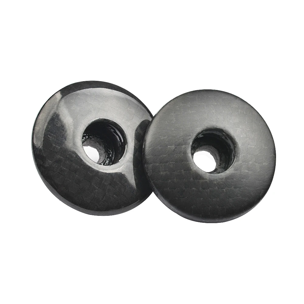Carbon Fiber Bicycle Headset Caps 1 1/8" Mountain Bike Cycling MTB 28