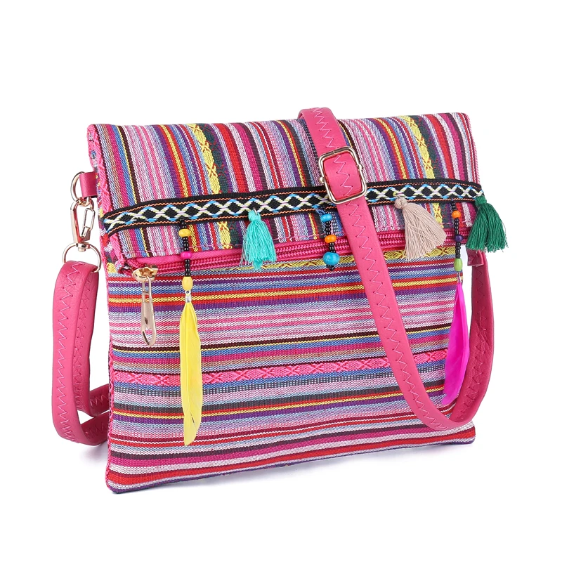 Jiessie و أنجيلا جديد نمط الوطني قماش حقيبة أزياء النساء Crossbody حقيبة جلدية حقيبة يد و محفظة رسول حقيبة Bolsas Jiessie و أنجيلا جديد نمط الوطني قماش حقيبة أزياء النساء Crossbody حقيبة جلدية حقيبة يد و محفظة رسول حقيبة Bolsas