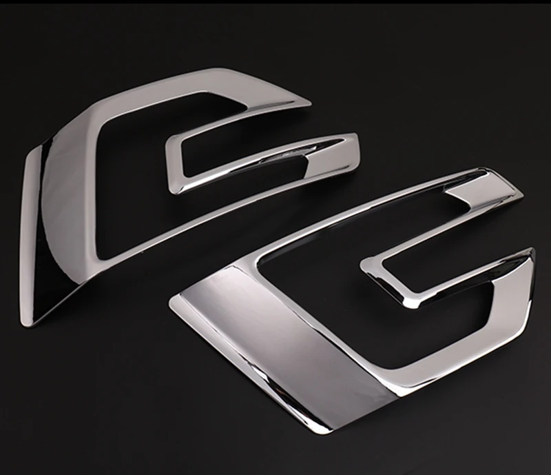 

Car Accessories Fit For Ford Explorer Sport 2016 2017 ABS Chrome Exterior Front Fog Light Lamp Cover Trim Bezels Decoration 2Pcs