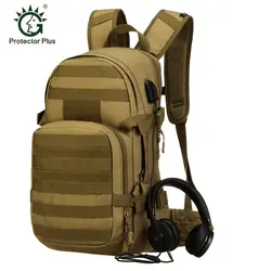 Защита плюс usb зарядка открытый рюкзак водостойкий велосипедный рюкзак военный тактический рюкзак для альпиниста дорожная сумка