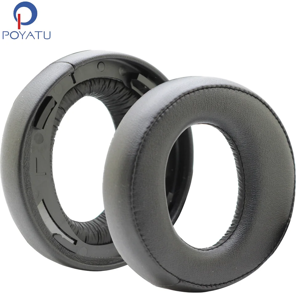 Poyatu Auricolari Per Sony Gold Wireless Stereo Gaming Headphone Ps3 Ps4 7.1 Sostituzione Ear Pad Cushion Cups Cover Parti Di Riparazione
