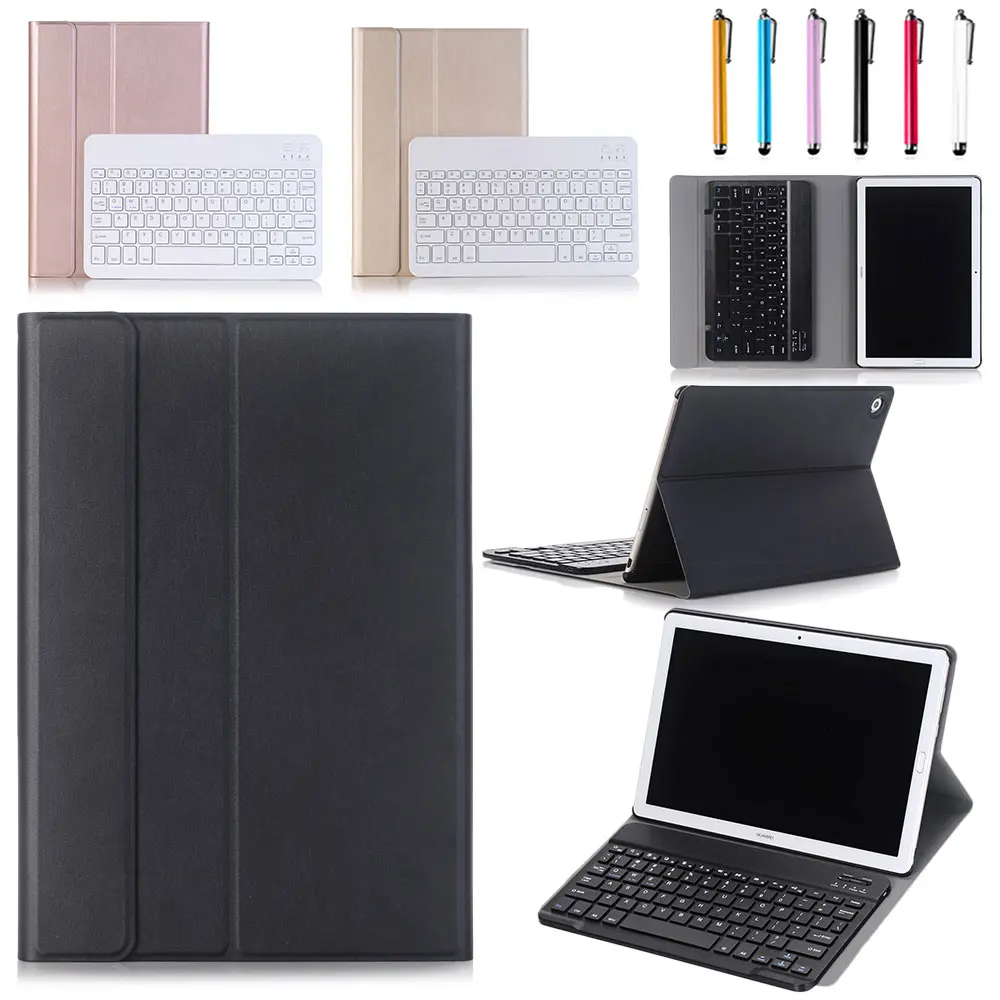 

Eagwell Ultra thin Detachable Wireless Bluetooth Keyboard + Case For Mediapad M5 10.8/10.8Pro Tablet Case With keyboard