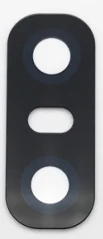 Оригинальная задняя камера стекло для LG G6 задняя камера стекло объектив с наклейкой клей aheesive Замена - Цвет: Черный
