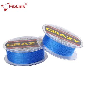 

Fiblink Blue 300 Yards 274M PE Fiber Braided Fishing Line 4 Strands 10Lb 15Lb 20Lb 30Lb Multifilament Strong Fishing Line