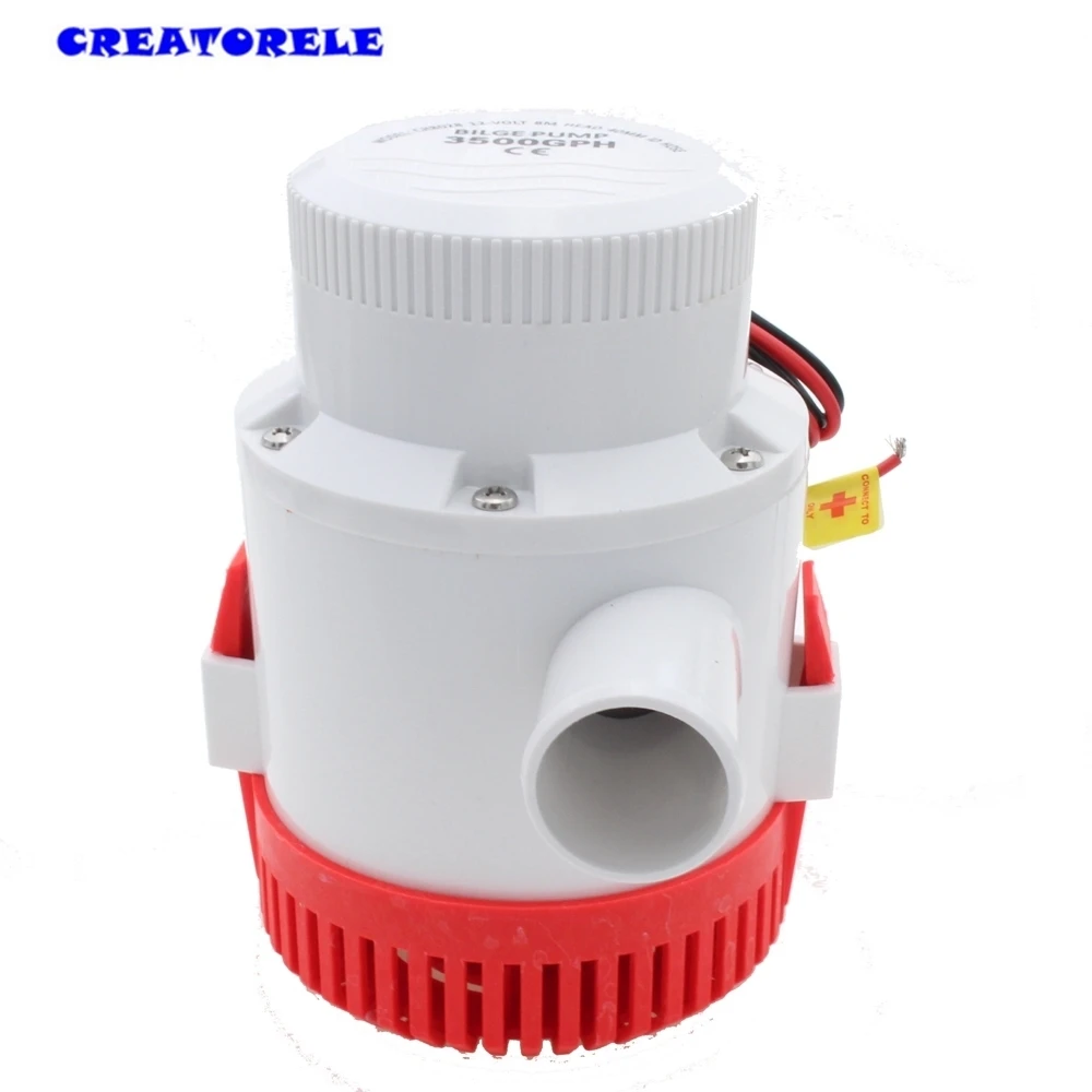 3500gph 12v Bpg350012 Water Pump Battery Operated Bilge Pump With Marine,motor Homes Transfer