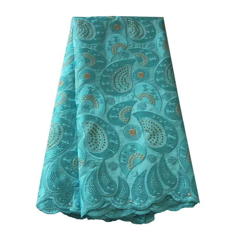 Aqua voile lace fabric