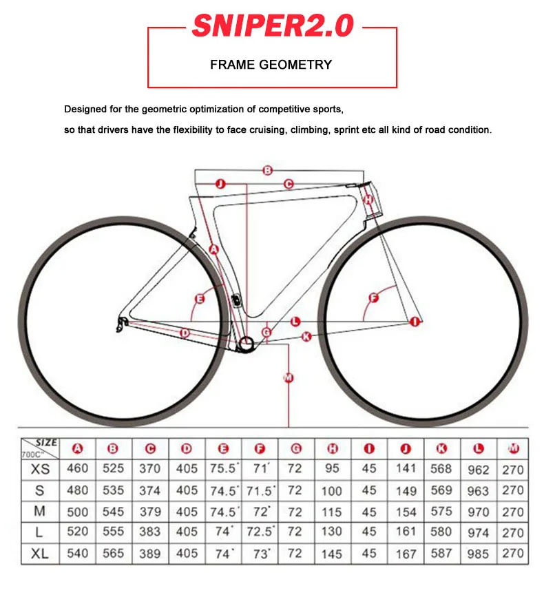 Твиттер Sniper2.0 диск 700c полный карбоновый дорожный велосипед 105-5800 22 скорости через ось аэро карбоновая рама гоночный велосипед