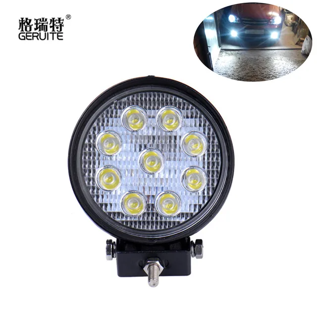 27 W Ronde LED Verlichting Offroad Boot Auto Koel Wit LED IP67 Werk ... 27 W Ronde LED Verlichting Offroad Boot Auto Koel Wit LED IP67 Werk ...